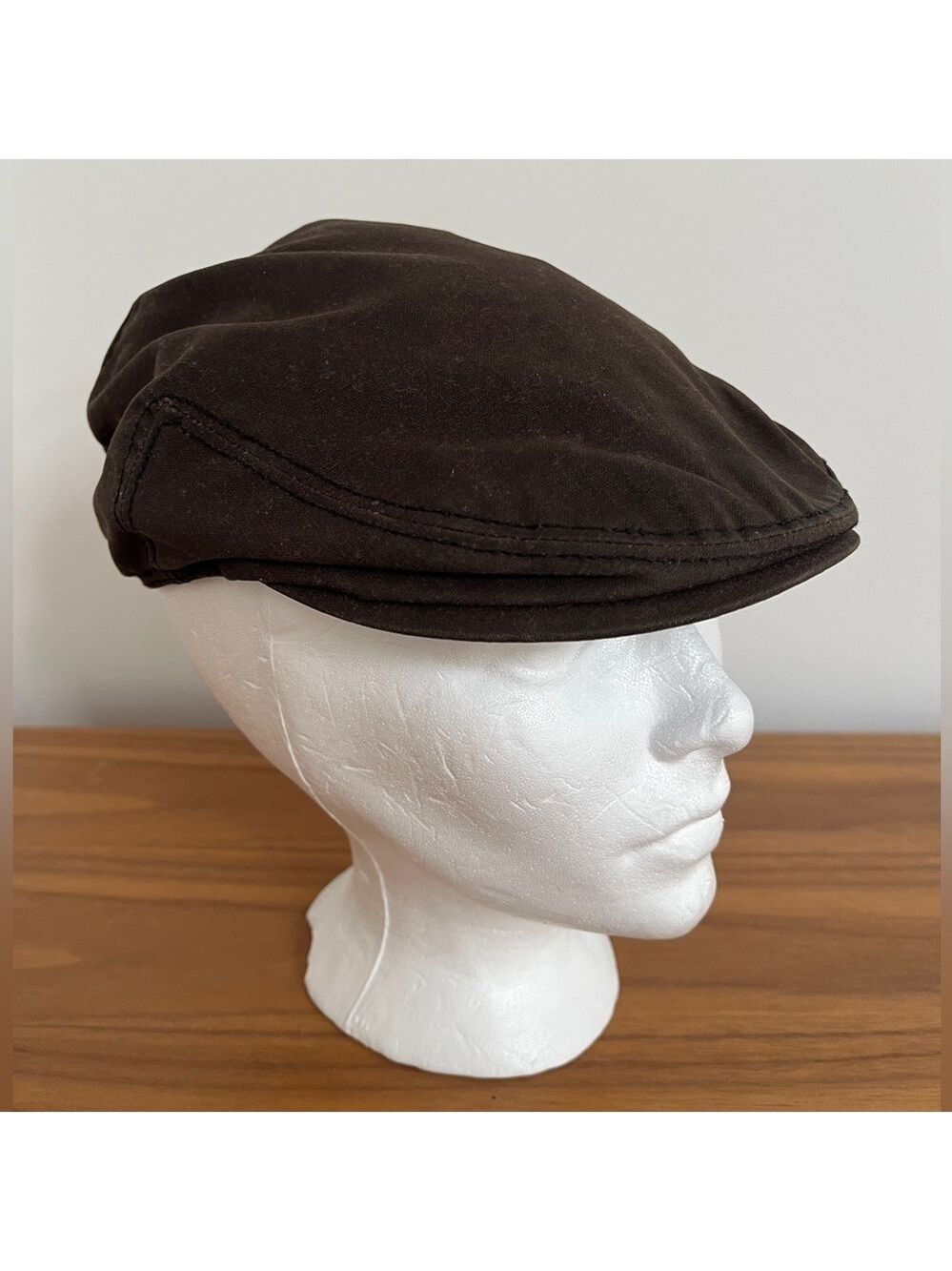 GOORIN BROS Grenadier Newsboy Duck Bill Flat Cap Interior Pocket 100% Cotton